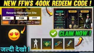 FFWS REDEEM CODE IN FREE FIRE ️ FF NEW REDEEM CODE  FREE REDEEM CODE IN FREE FIRE  REDEEM CODE