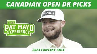 2023 RBC Canadian Open DraftKings Picks Final Bets One and Done Weather  2023 FANTASY GOLF PICKS