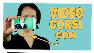 video con telefonino  come creare un video corso o un video tutorial per YouTube