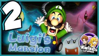 Luigis Mansion Full Game Walkthrough Part 2 Who let the Boos Out? GC