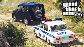 ПОГОНЯ В GTA 5 - УГОНЯЕМ НА УАЗИКЕ ОТ КОПОВ АНТИГЕЛИК ТОПИТ ОТ ПОЛИЦЕЙСКИХ ГАРВИН