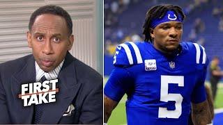 FIRST TAKE  Stephen A. Smith reacts to Colts evaluating everything on bench QB Anthony Richardson