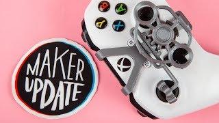 Maker Update Thumbstick Steering Wheel