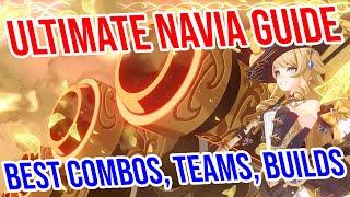 ULTIMATE Navia Guide Surprising Combos Best Teams Weapons Artifacts and MORE Genshin Impact