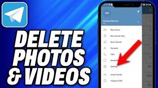 How To Delete Photos and Videos from Telegram 2024 - Easy Fix