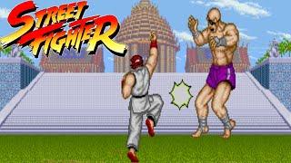 Street Fighter 1987 - Arcade Longplay with Ryu