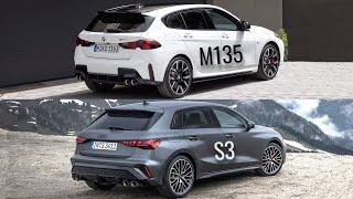 2025 BMW M135 vs Audi S3 Sportback  Design Comparison