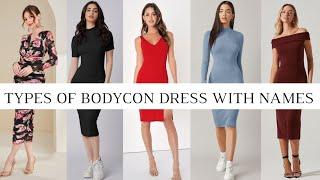 Types of Bodycon Dress with Names