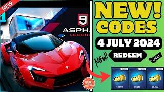 ️4 JULYCODESASPHALT 9 CODES 2024 -ASPHALT 9 CODES -ASPHALT 9 PROMO CODE