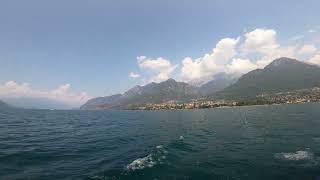 A 4K trip on lake Como from Lecco to Bellagio in Lombardy Italy