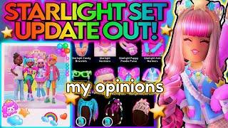 New STARLIGHT SET Out In Royale High I Have a Few Questions... My Reaction & Opinions  ROBLOX