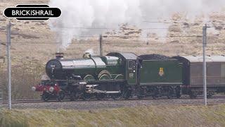 GWR Castle Storms Shap - 5043 Earl of Mount Edgcumbe & 34067 Tangmere - 160324