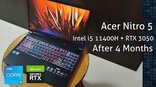 Acer Nitro 5 i5 11th + RTX 3050 After 4 Months   Pros & Cons 4 Months Later  Good for Long Run ??