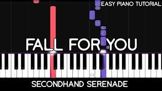 Secondhand Serenade - Fall For You Easy Piano Tutorial