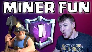 This Miner Deck is SO Fun  - Clash Royale