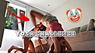 Yoga challenge ‍️ Deu ruim? ft. Sofi vlogs 