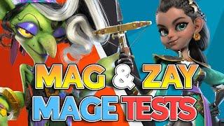 MAGGRAT & ZAYDA T4 MAGE TESTING Why Is This Working?  Call of Dragons