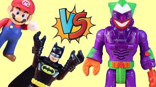 Batman Robot Vs. Joker Robot - Super Mario Bros. Adventure
