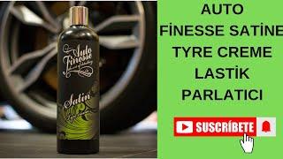 AUTO FİNESSE SATİN TYRE CREMELASTİK PARLATICI UYGULAMA #vlog #asmr #car #autofinesse #detailing01