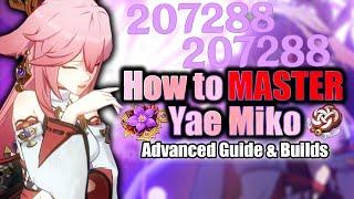 BEST Yae Miko BUILD & DETAILED GUIDE EM vs Atk Weapons Artifacts & Teams   Genshin Impact