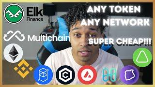 How to Swap ANY Token to ANY Network MultichainElk Finance