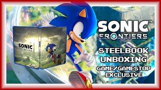 Sonic Frontiers Steelbook UNBOXING GAME  Gamestop Exclusive Variant