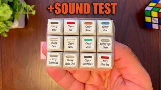 Which Cherry MX Switch is Best?  + Sound Test Cherry MX Brown Silent Red Blue and more