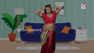 Model Lucky Expression Video  How to Wear Pink Saree Saree Draping Fashion  IQube
