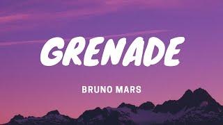 Grenade - Bruno Mars - Lyrics Video