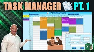 Learn How To Create This Never Seen Before Drag & Drop Task Scheduler In Excel Today Part 1