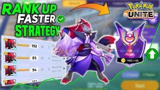 How i reach Master Rank 1900 by using Zoroark Must Watch this technique Pokemon unite