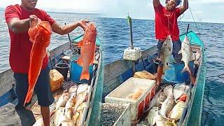 SAYA KEHABISAN TENAGA MENARIK RAWAI  selalu ada tarikan ikan dari bawa