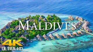 Maldives 4K Ultra HD - Relaxing Music With Beautiful Nature Scenes  Scenic Relaxation Film Nature