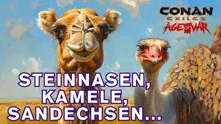 Eier und Kamele kaufen  Straußenküken fangen  Conan Exiles Anfänger Guide 2024  Teil 22