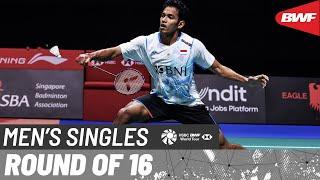 KFF Singapore Badminton Open 2024  Chico Aura Dwi Wardoyo INA vs. Kodai Naraoka JPN 5  R16