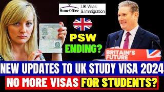 New Changes To UK Student Visa No Visas? PSW Visa Ending? Outcome Of MAC Review On UK Student Visas