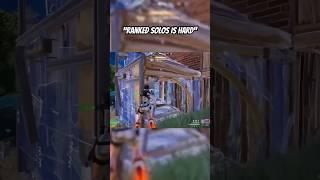 Ranked Solos Is So Easy  #Fortnite #shorts #fyp #shortsfeed #viral #fortniteclips #gaming