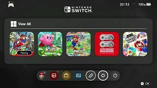 Nintendo Switch home menu theme