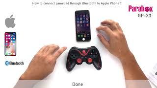 GP-X3 - How to connect iPhone through Bluetooth # Gamepad # Malaysia # X3