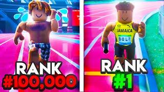 I Became the #1 PLAYER in Roblox Track & Field