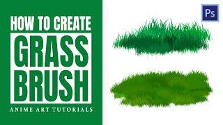 HOW TO CREATE GRASS BRUSH  Photoshop Tutorial