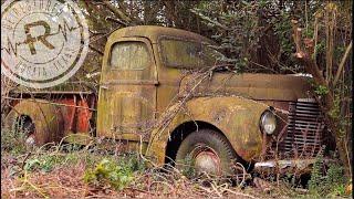 Abandoned Truck Rescued From Woods After 50 Years 1946 International Overtaken By Nature  RESTORED