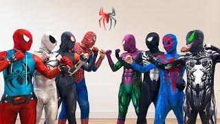 PRO 8 SPIDER-MAN TEAM  TEAM SPIDER-MAN vs SUPER BAD-HERO TEAM   Live Action 