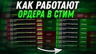 Все о работе ордеров в стим  Как заработать на ордерах в стим