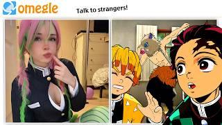 Demon Slayers Go on Omegle Demon Slayer VR