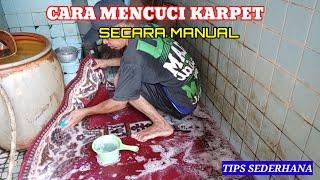 DI CUCI SECARA MANUAL HASILNYA JUGA BERSIH  LAUNDRY KARPET