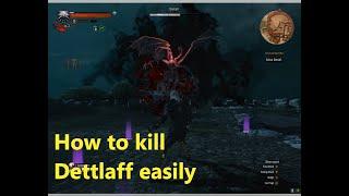 The Witcher 3 How to kill Dettlaff easily.