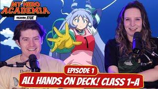 Season 5 Begins  My Hero Academia Season 5 Reaction  Ep 5x1 “All Hands on Deck Class 1-A”