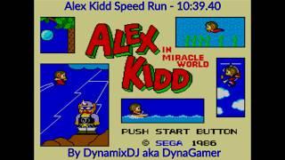 Alex Kidd in Miracle World Speed-run 1039 Glitches