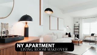 NY Apartment  Modern Living Room Makeover